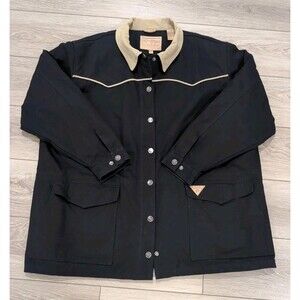 POWDER RIVER OUTFITTERS PANHANDLE SLIM BARN COAT MEN'S XXL  ZIP OUT LINER   EUC